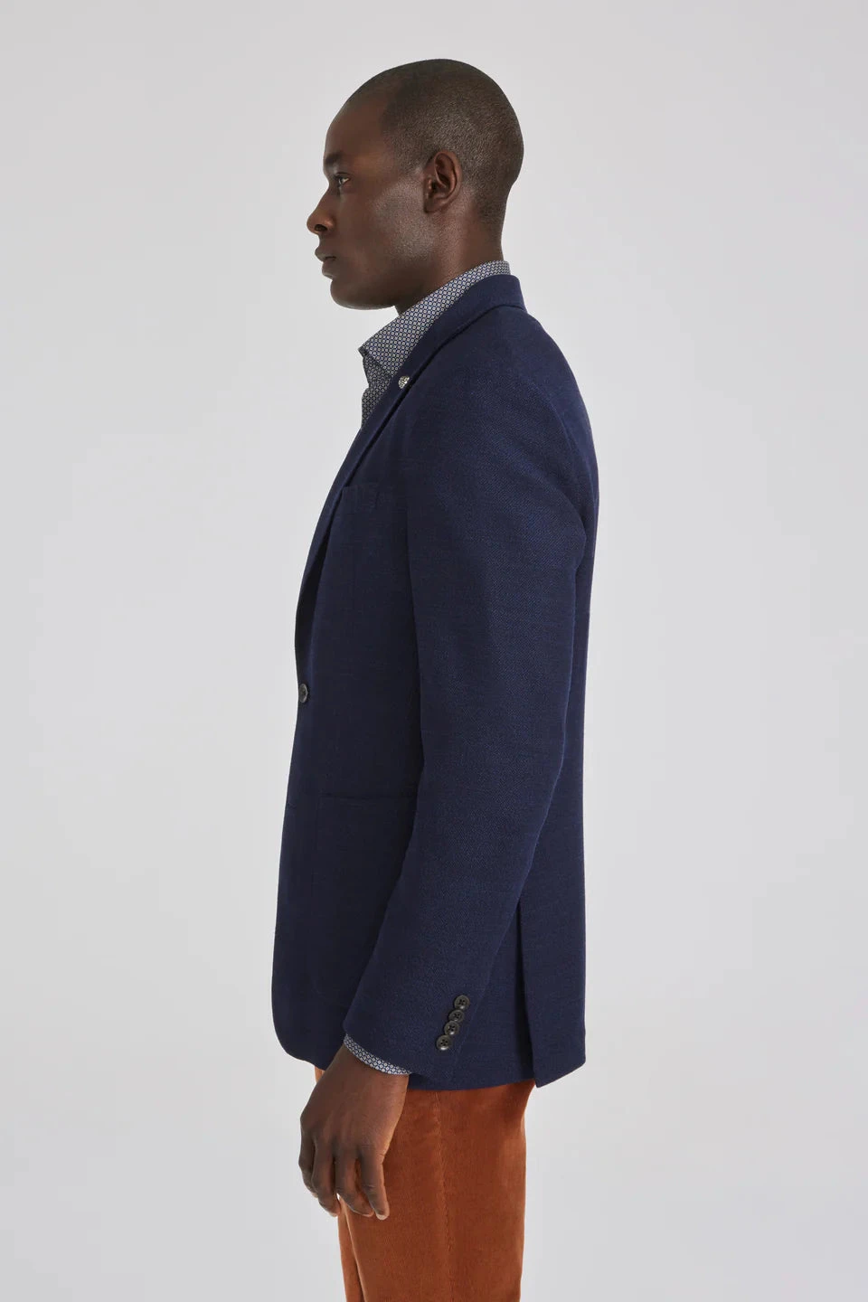 Navy Blue Knit Comfortwear Hampton Contemporary Fit Wool Sport Jacket - Jack Victor 9 Navy Blue Knit Comfortwear Hampton Contemporary Fit Wool Sport Jacket - Jack Victor - Image 7