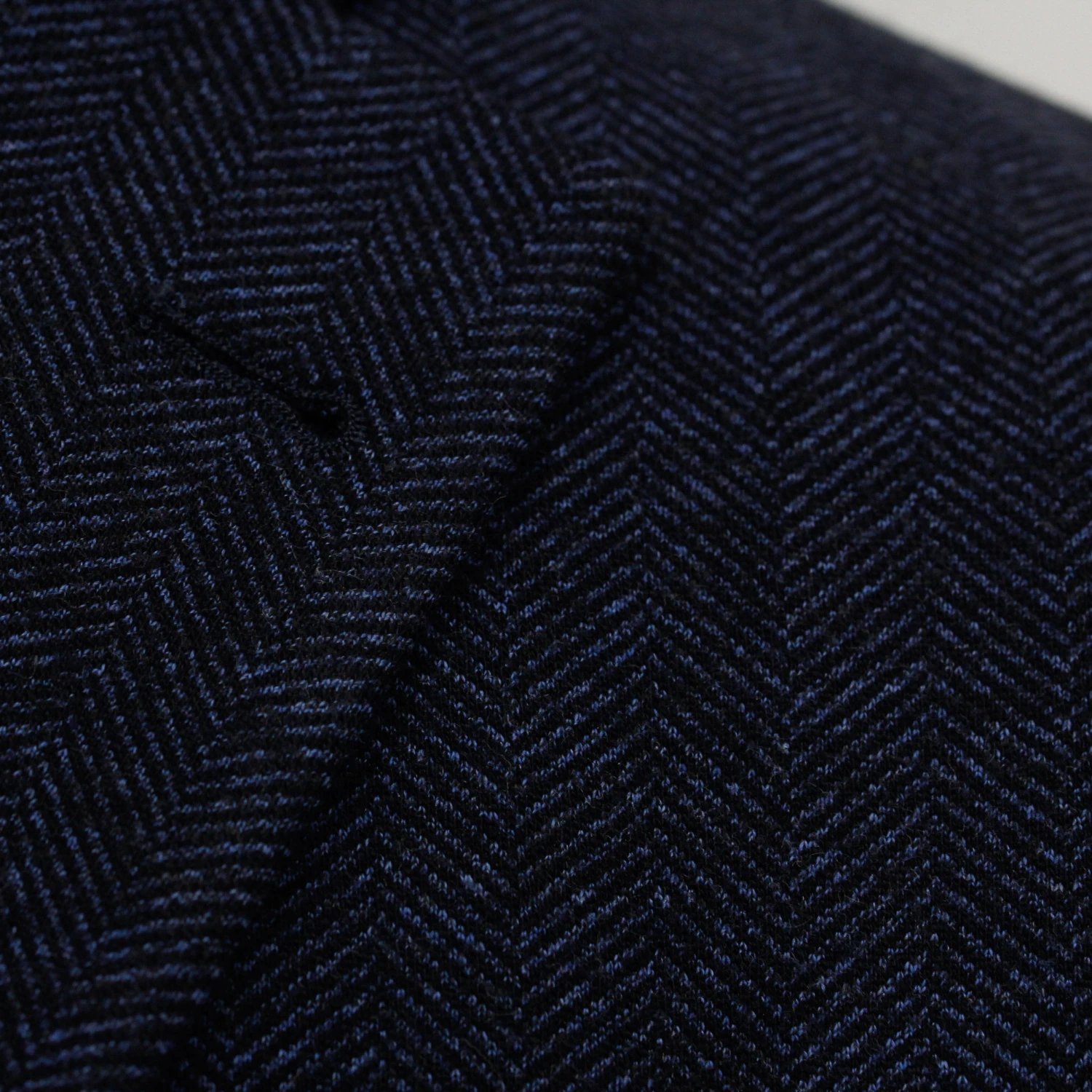 Blue Herringbone Queens Contemporary Fit Wool-Cotton Sport Jacket - Jack Victor 7 Blue Herringbone Queens Contemporary Fit Wool-Cotton Sport Jacket - Jack Victor - Image 5