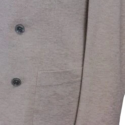Oatmeal Double Breasted Hall Contemporary Fit Cotton Knit Sport Jacket - Jack Victor 14 Oatmeal Double Breasted Hall Contemporary Fit Cotton Knit Sport Jacket - Jack Victor -ETON Store C1442 HALL 6