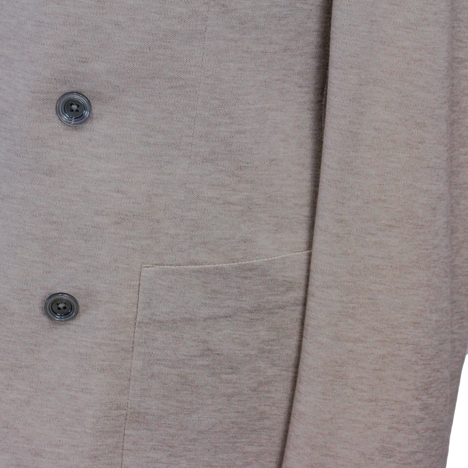 Oatmeal Double Breasted Hall Contemporary Fit Cotton Knit Sport Jacket - Jack Victor 8 Oatmeal Double Breasted Hall Contemporary Fit Cotton Knit Sport Jacket - Jack Victor - Image 6