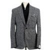Gray Herringbone Hampton Contemporary Fit Cotton-Wool Knit Jacket - Jack Victor 1 Gray Herringbone Hampton Contemporary Fit Cotton-Wool Knit Jacket - Jack Victor -ETON Store C1468 HAMPTON 1