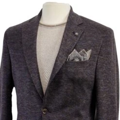Brown Mélange Wool & Silk Hartford Contemporary Fit Sport Coat - Jack Victor 27 Brown Mélange Wool & Silk Hartford Contemporary Fit Sport Coat - Jack Victor -ETON Store C1560 HARTFORD 5