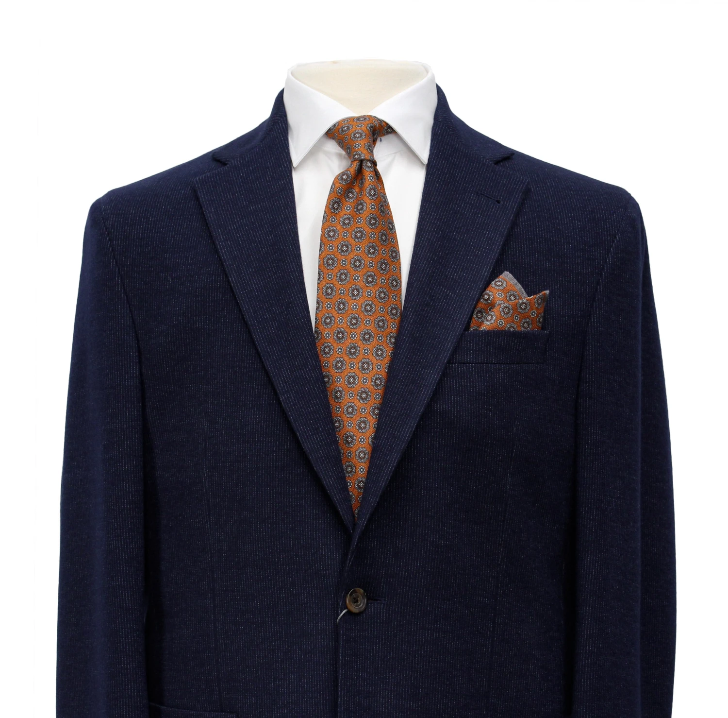 Dark Navy Knit Hampton Contemporary Fit Wool Sport Jacket - Jack Victor 4 Dark Navy Knit Hampton Contemporary Fit Wool Sport Jacket - Jack Victor - Image 2