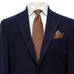 Dark Navy Knit Hampton Contemporary Fit Wool Sport Jacket - Jack Victor 10 Dark Navy Knit Hampton Contemporary Fit Wool Sport Jacket - Jack Victor -ETON Store C1615 2