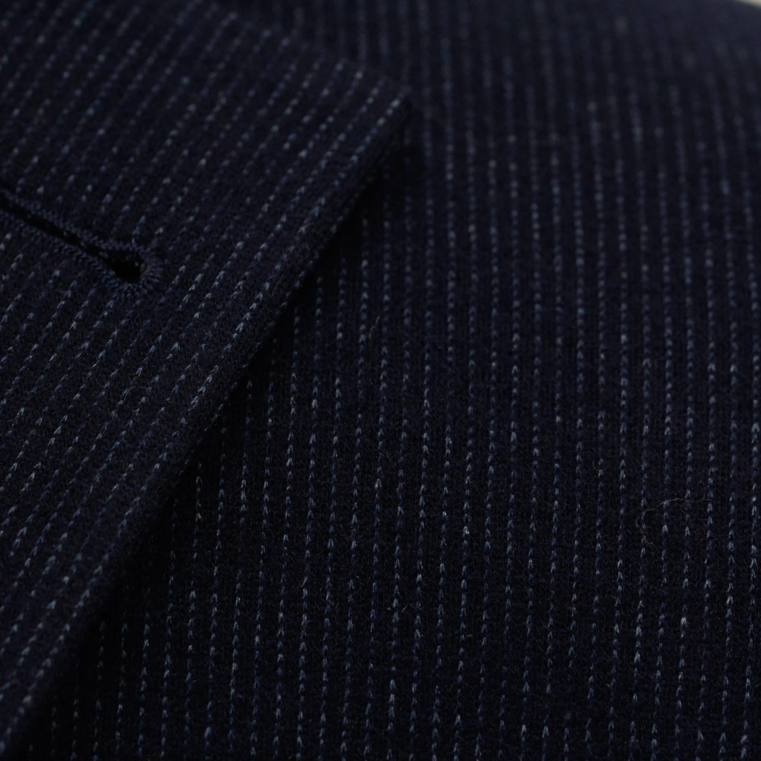 Dark Navy Knit Hampton Contemporary Fit Wool Sport Jacket - Jack Victor 7 Dark Navy Knit Hampton Contemporary Fit Wool Sport Jacket - Jack Victor - Image 5