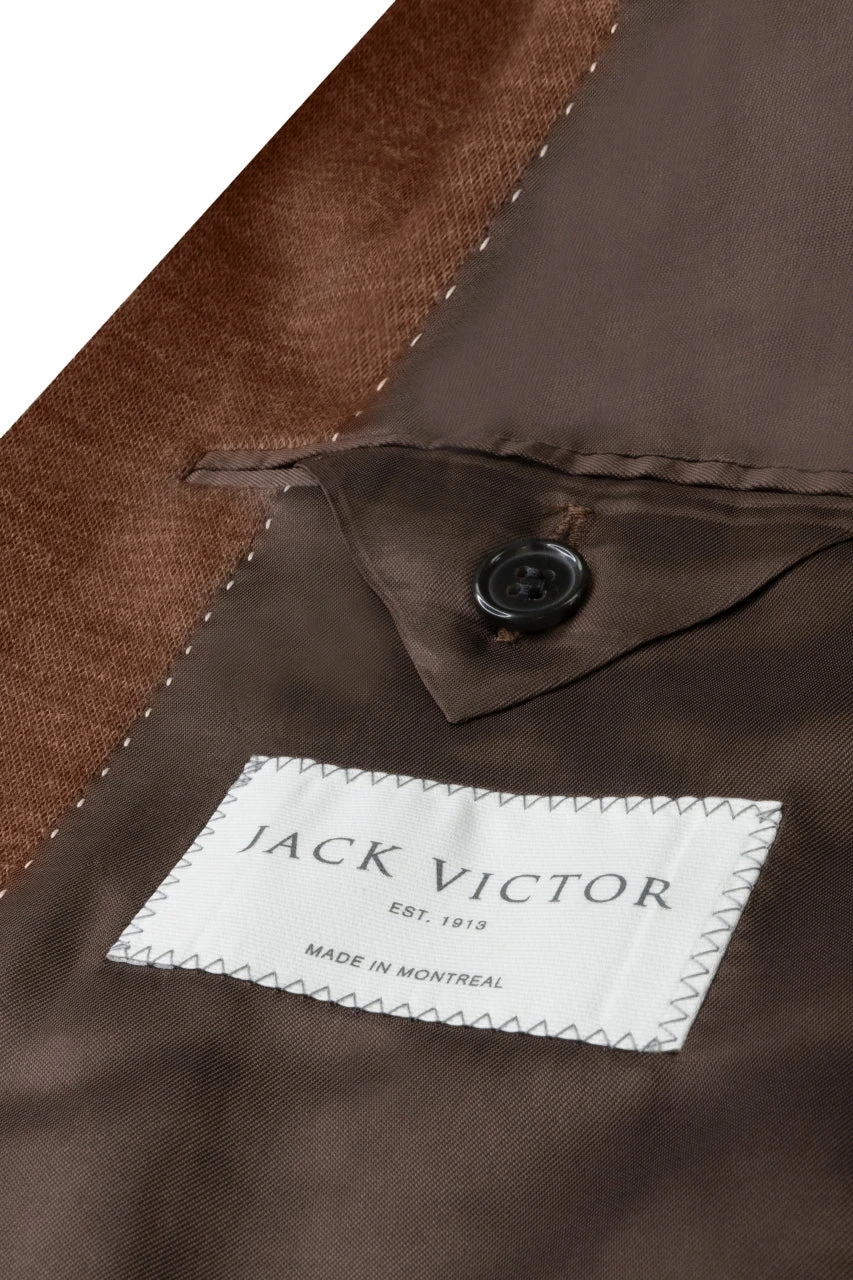 Brown Hartford Contemporary Fit Loro Piana Knit Wool Blazer - Jack Victor 5 Brown Hartford Contemporary Fit Loro Piana Knit Wool Blazer - Jack Victor - Image 3