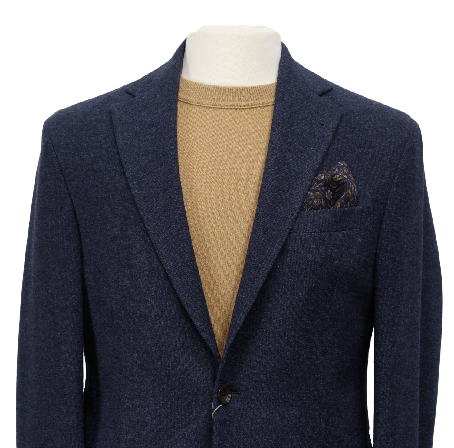 Blue Loro Piana Cashmere Darwin Contemporary Fit Unconstructed Sport Jacket - Jack Victor 8 Blue Loro Piana Cashmere Darwin Contemporary Fit Unconstructed Sport Jacket - Jack Victor - Image 6