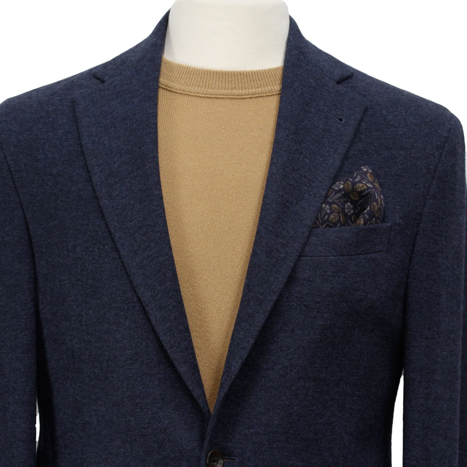 Blue Loro Piana Cashmere Darwin Contemporary Fit Unconstructed Sport Jacket - Jack Victor 5 Blue Loro Piana Cashmere Darwin Contemporary Fit Unconstructed Sport Jacket - Jack Victor - Image 3