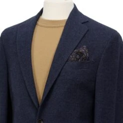 Blue Loro Piana Cashmere Darwin Contemporary Fit Unconstructed Sport Jacket - Jack Victor 11 Blue Loro Piana Cashmere Darwin Contemporary Fit Unconstructed Sport Jacket - Jack Victor -ETON Store C1817 3