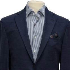 Mid-Blue Knit Hartford Contemporary Fit Wool Suit - Jack Victor 16 Mid-Blue Knit Hartford Contemporary Fit Wool Suit - Jack Victor -ETON Store C3204 6