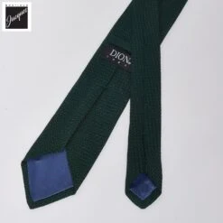 Dark Emerald Green Silk Grenadine Tie - DION 7 Dark Emerald Green Silk Grenadine Tie - DION -ETON Store DION03J80030 20 2