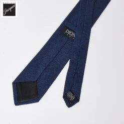 Mid Blue Silk Grenadine Tie 9 Mid Blue Silk Grenadine Tie -ETON Store DION03J80030 20 5