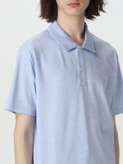 Paul&Shark Organic Cotton Dusty Blue Polo - Paul & Shark 7 Paul&Shark Organic Cotton Dusty Blue Polo - Paul & Shark -ETON Store E17105.120 3