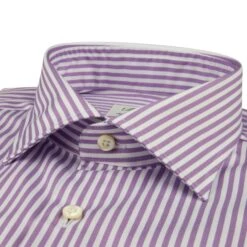 Purple Striped Cotton Twill Fitted Body Shirt - Stenströms 6 Purple Striped Cotton Twill Fitted Body Shirt - Stenströms -ETON Store EABBCA9A BA92 488C BC4A 7BC2979A88D6