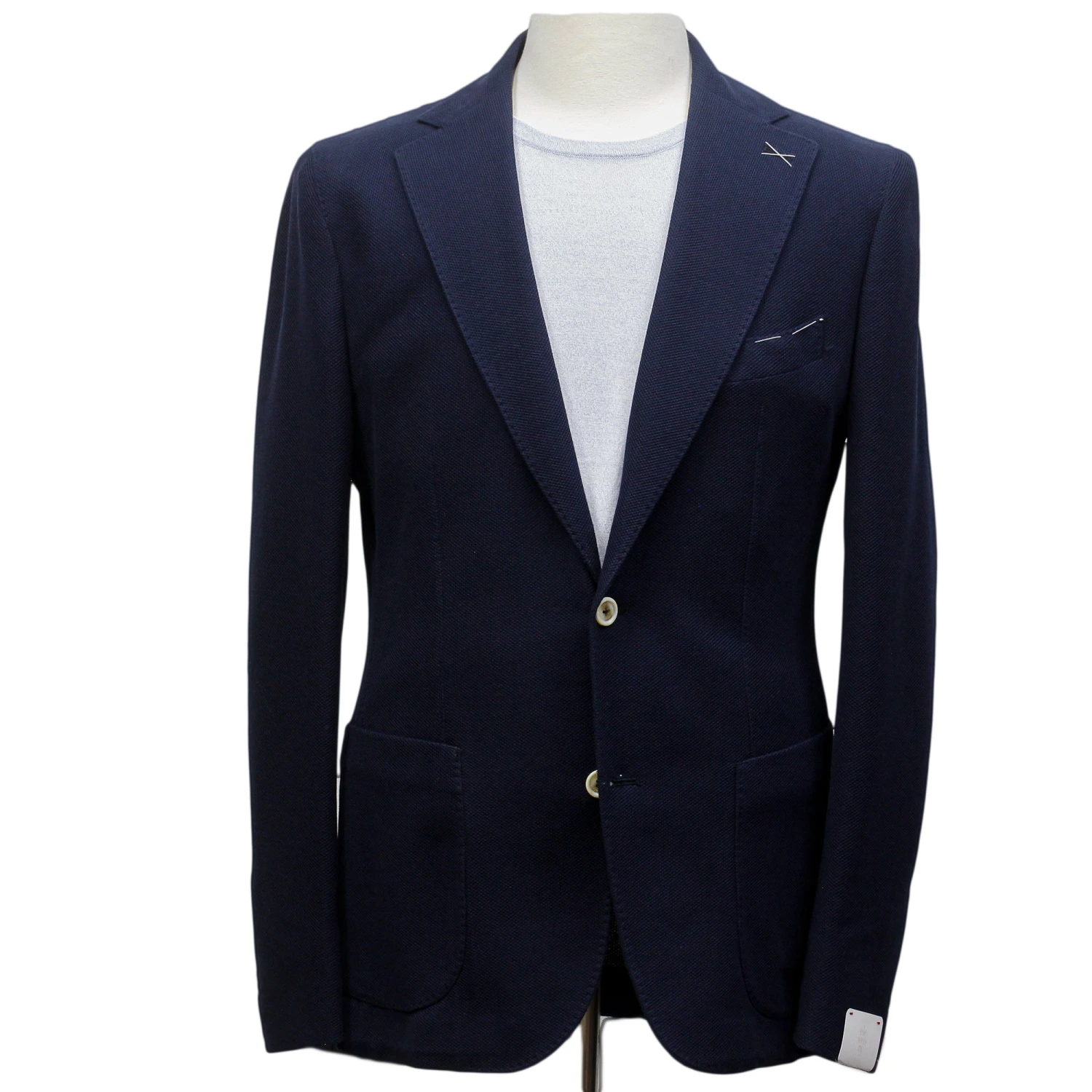 Navy Blue Loro Piana Cotton Slim Fit Soft Sport Jacket - ELEVENTY PLATINUM 3 Navy Blue Loro Piana Cotton Slim Fit Soft Sport Jacket - ELEVENTY PLATINUM