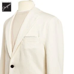 Cream Cotton Stretch Laser Cut Sport Jacket - ELEVENTY 7 Cream Cotton Stretch Laser Cut Sport Jacket - ELEVENTY -ETON Store ELEVENTYCREAMK70GIAA01 02 2