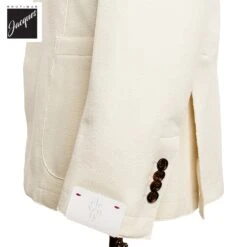 Cream Cotton Stretch Laser Cut Sport Jacket - ELEVENTY 8 Cream Cotton Stretch Laser Cut Sport Jacket - ELEVENTY -ETON Store ELEVENTYCREAMK70GIAA01 02 3