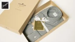 Dark Green Striped Superior Cotton Modern Fit Dress Shirt - SONRISA 12 Dark Green Striped Superior Cotton Modern Fit Dress Shirt - SONRISA -ETON Store ETH1 ET021 06 6