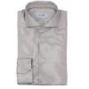 Beige Fine Striped Cotton-Tencel Slim Fit Shirt - ETON