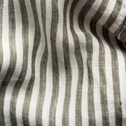 Mid Green Striped Linen Slim Fit Shirt - ETON 9 Mid Green Striped Linen Slim Fit Shirt - ETON -ETON Store F0280 65 10001142165 tshde 1