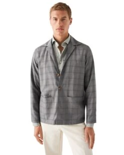 Mid Green Solid Linen Slim Fit Shirt - ETON 15 Mid Green Solid Linen Slim Fit Shirt - ETON -ETON Store F0286 64 10000442064 mshst 1 w