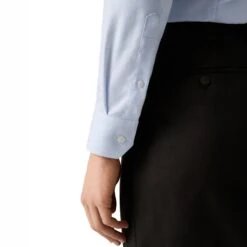 Light Blue Semi-Solid Fine Twill Contemporary Fit Shirt - ETON 22 Light Blue Semi-Solid Fine Twill Contemporary Fit Shirt - ETON -ETON Store F3771 20 10001228920 mshcu 1 w