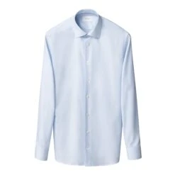 Light Blue Semi-Solid Fine Twill Contemporary Fit Shirt - ETON 16 Light Blue Semi-Solid Fine Twill Contemporary Fit Shirt - ETON -ETON Store F3771 20 10001228920 tshhg 1 w