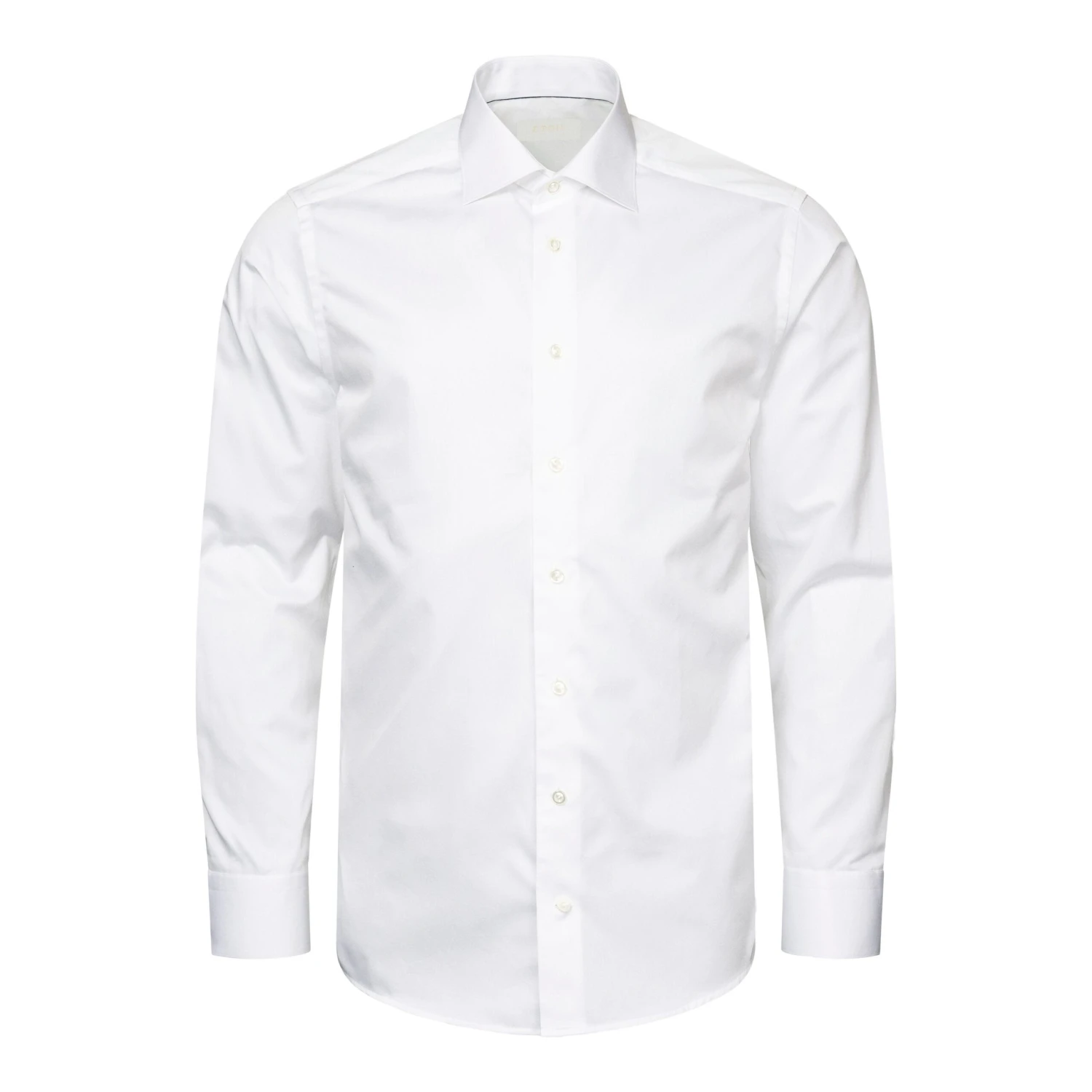 White Solid Elevated Twill Contemporary Fit Shirt - ETON 5 White Solid Elevated Twill Contemporary Fit Shirt - ETON - Image 3