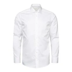 White Solid Elevated Twill Slim Fit Shirt - ETON 10 White Solid Elevated Twill Slim Fit Shirt - ETON -ETON Store F3784 00 10001164300 tshgh 1 w 8bb9841a 396d 4d3e 8897 49964f64abf1
