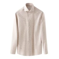 Beige Semi-Solid Signature Oxford Slim Fit Shirt - ETON 8 Beige Semi-Solid Signature Oxford Slim Fit Shirt - ETON -ETON Store F4018 32 10001265832 tshhg 1 w 50c9d9da 85a7 4bf2 b800 12961672cde3