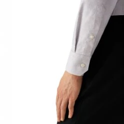 Pale Beige Semi Solid Cotton Tencel™ Lyocell Contemporary Fit Shirt - ETON 16 Pale Beige Semi Solid Cotton Tencel™ Lyocell Contemporary Fit Shirt - ETON -ETON Store F6595 33 10001329633 mshcu 1 w