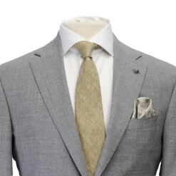 Light Gray Neat Urban Slim Fit Wool Suit - Jack Victor Vitale Barberis 10 Light Gray Neat Urban Slim Fit Wool Suit - Jack Victor Vitale Barberis -ETON Store Gray Jack Victor 3231019 3