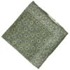 Juniper Green Reversible Silk Hankie - Paolo Albizzati