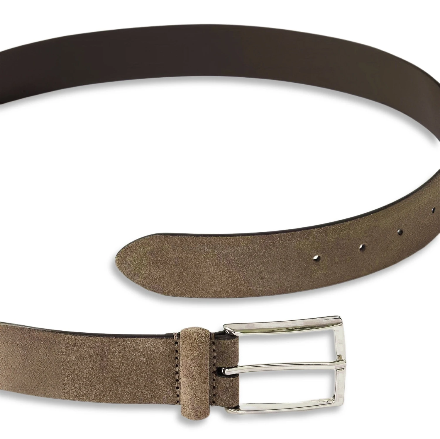 Tan Brown Suede Leather Belt - Anderson's 4 Tan Brown Suede Leather Belt - Anderson's - Image 2