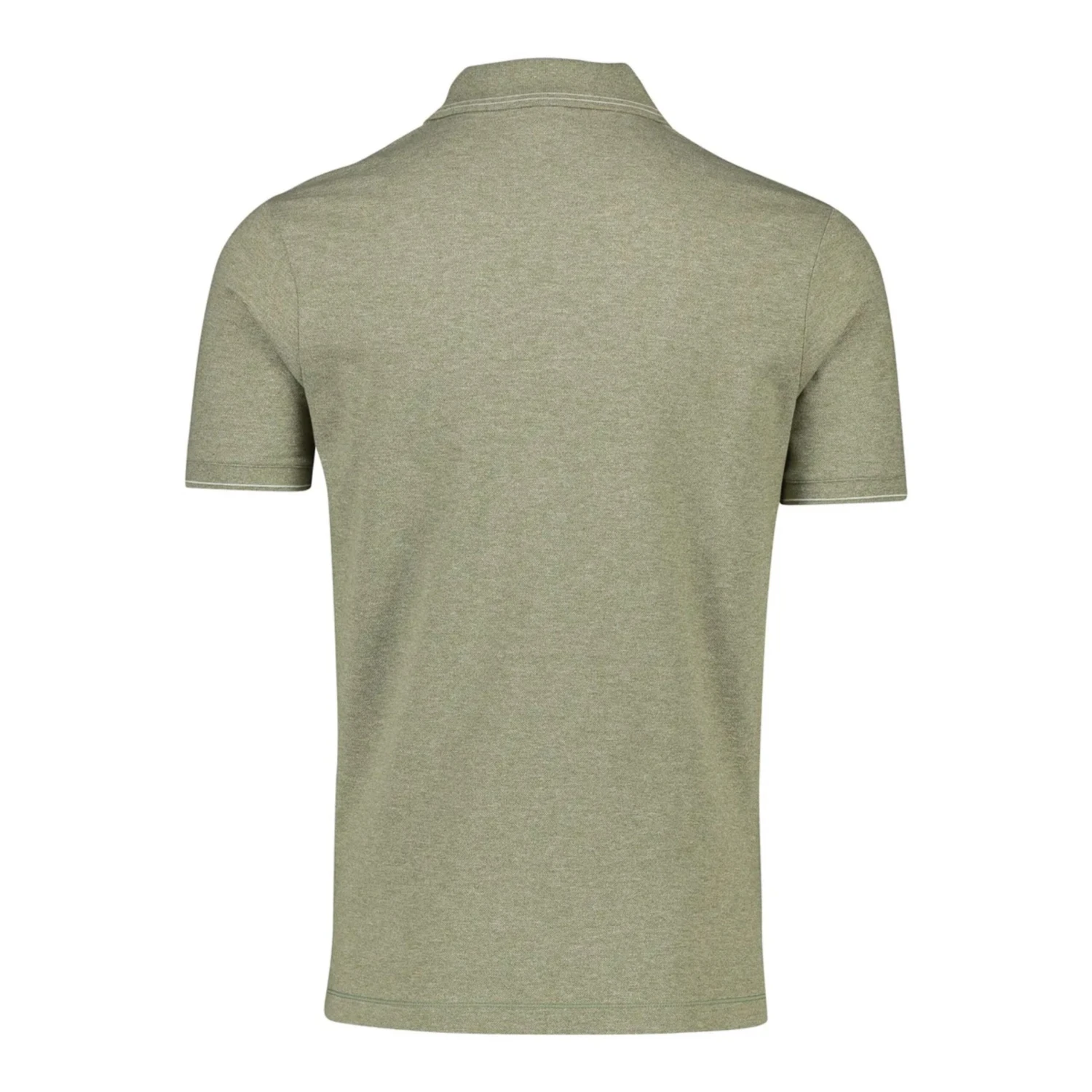 Paul&Shark Sage Green Melange Cotton Polo Shirt - PAUL & SHARK 4 Paul&Shark Sage Green Melange Cotton Polo Shirt - PAUL & SHARK - Image 2