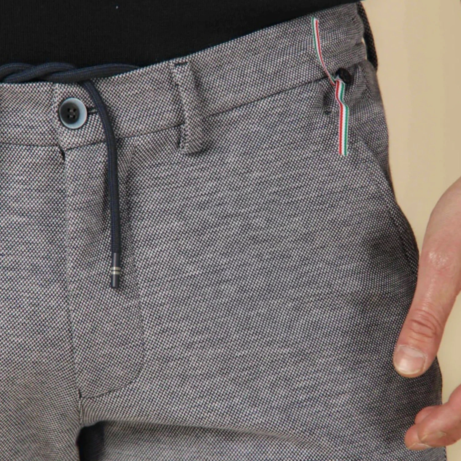 Navy Double-Faced Piqué Cotton Bermuda Shorts - Mason's 7 Navy Double-Faced Piqué Cotton Bermuda Shorts - Mason's - Image 5