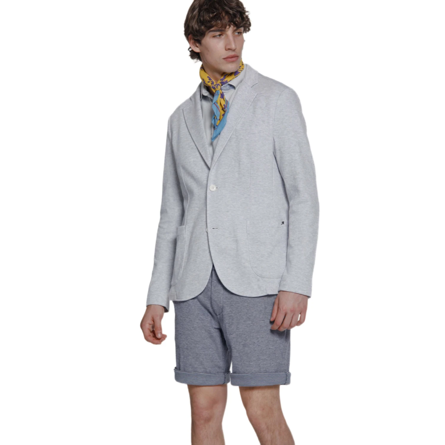 Navy Double-Faced Piqué Cotton Bermuda Shorts - Mason's 8 Navy Double-Faced Piqué Cotton Bermuda Shorts - Mason's - Image 6