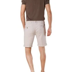 Oatmeal Double-Faced Piqué Cotton Bermuda Shorts - Mason's 13 Oatmeal Double-Faced Piqué Cotton Bermuda Shorts - Mason's -ETON Store IMG 1800