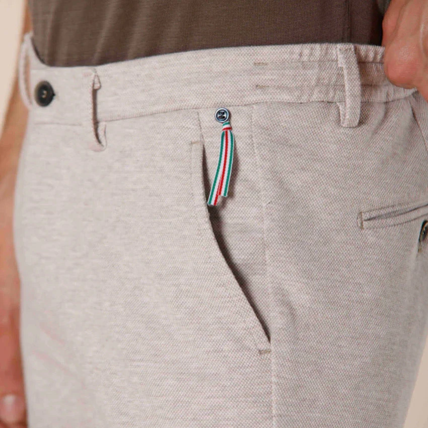 Oatmeal Double-Faced Piqué Cotton Bermuda Shorts - Mason's 8 Oatmeal Double-Faced Piqué Cotton Bermuda Shorts - Mason's - Image 6