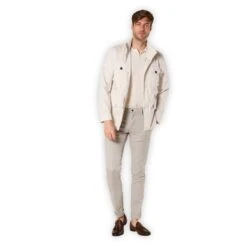 Gray Houndstooth Pattern Cotton-Stretch Milano Style Chino - Mason's 8 Gray Houndstooth Pattern Cotton-Stretch Milano Style Chino - Mason's -ETON Store IMG 1803