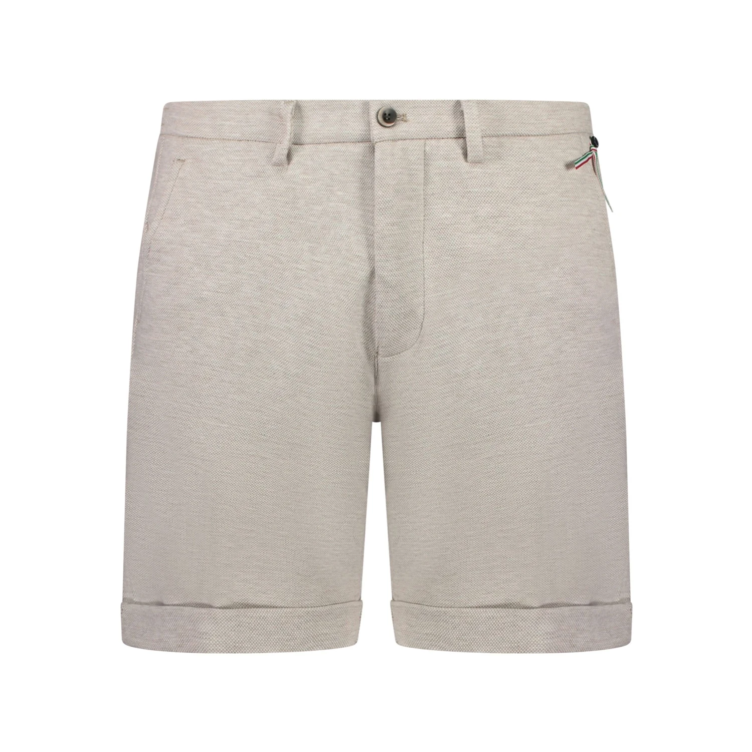 Oatmeal Double-Faced Piqué Cotton Bermuda Shorts - Mason's 3 Oatmeal Double-Faced Piqué Cotton Bermuda Shorts - Mason's
