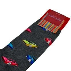 Flannel Grey Italian Maranello Pima Cotton Mid-Calf Sock - Marcoliani 5 Flannel Grey Italian Maranello Pima Cotton Mid-Calf Sock - Marcoliani -ETON Store IMG 4980