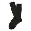 Charcoal Solid Pima Cotton Mid-Calf Sock - Marcoliani 2 Charcoal Solid Pima Cotton Mid-Calf Sock - Marcoliani -ETON Store IMG 6594