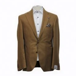 Camel Loro Piana Cashmere-Silk Myles Contemporary Fit Sport Jacket