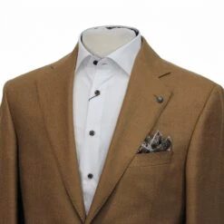Camel Loro Piana Cashmere-Silk Myles Contemporary Fit Sport Jacket 9 Camel Loro Piana Cashmere-Silk Myles Contemporary Fit Sport Jacket -ETON Store IMG 8180