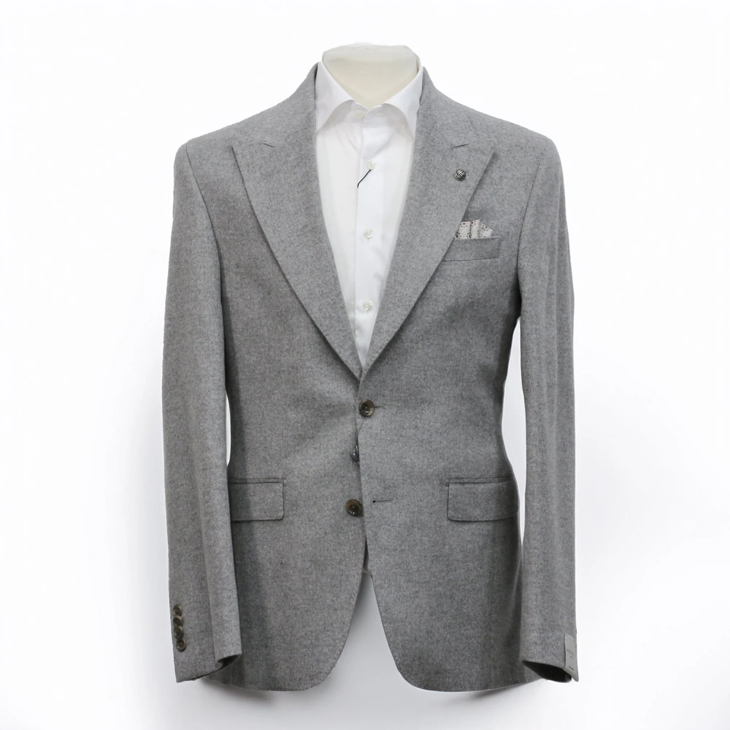 Gray Loro Piana Cashmere-Award Morgan Contemporary Fit Sport Jacket - Jack Victor 1913 3 Gray Loro Piana Cashmere-Award Morgan Contemporary Fit Sport Jacket - Jack Victor 1913