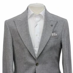 Gray Loro Piana Cashmere-Award Morgan Contemporary Fit Sport Jacket - Jack Victor 1913 8 Gray Loro Piana Cashmere-Award Morgan Contemporary Fit Sport Jacket - Jack Victor 1913 -ETON Store IMG 8191