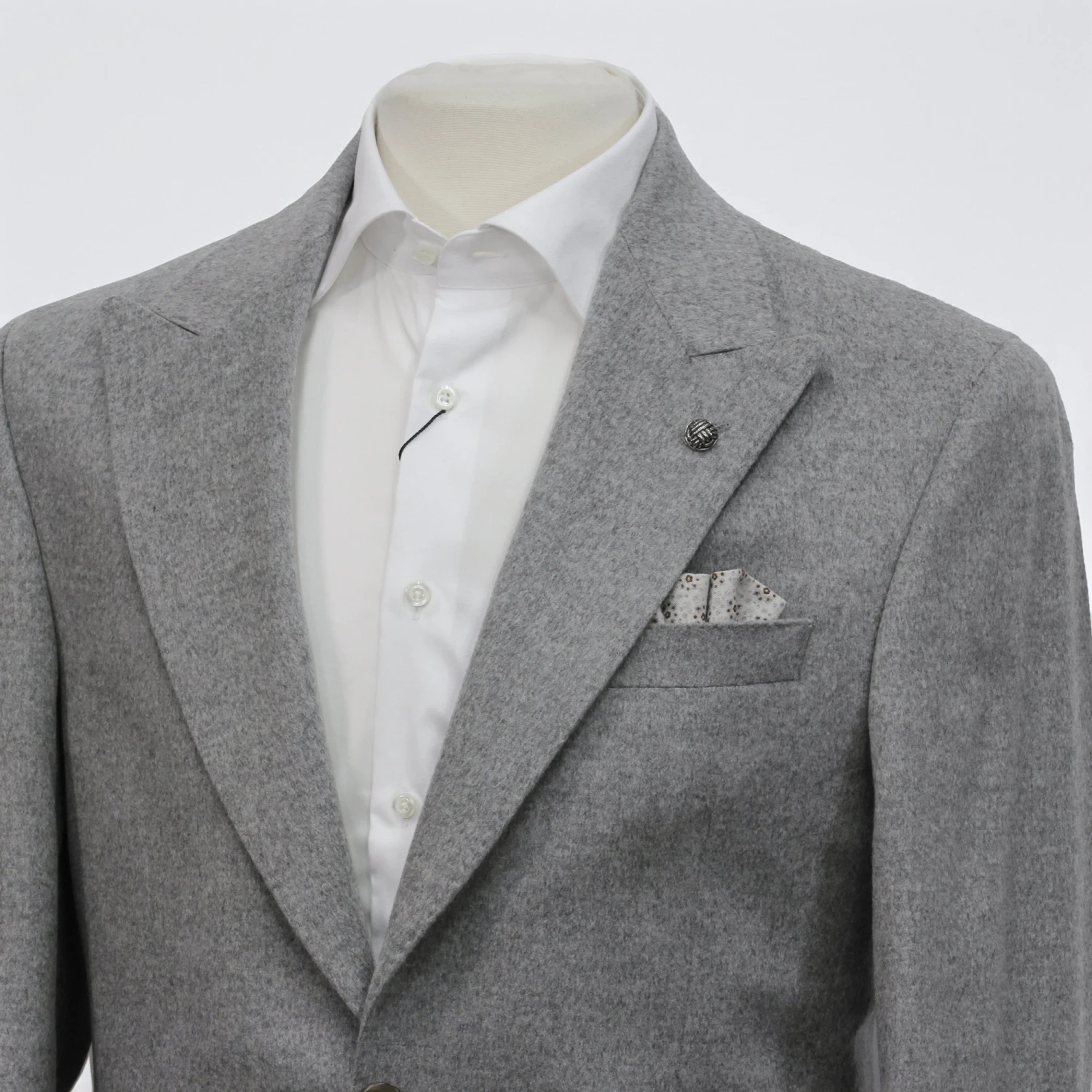 Gray Loro Piana Cashmere-Award Morgan Contemporary Fit Sport Jacket - Jack Victor 1913 5 Gray Loro Piana Cashmere-Award Morgan Contemporary Fit Sport Jacket - Jack Victor 1913 - Image 3