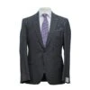 Mid Gray Semi-Solid Nailhead Esprit Modern Fit Wool Suit - Jack Victor 1 Mid Gray Semi-Solid Nailhead Esprit Modern Fit Wool Suit - Jack Victor -ETON Store IMG 8212