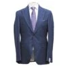 Blue Check Super 150's Wool-Silk Morgan Contemporary Fit Suit - Jack Victor 1913
